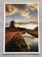 Hollandia képeslap - postatiszta