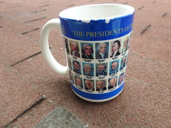 Presidents United States Mug Smithsonian Souvenir 4.5" Cup Coffee 1789 Bush 2001