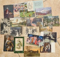 Collection of antique postcards from 1906-1920