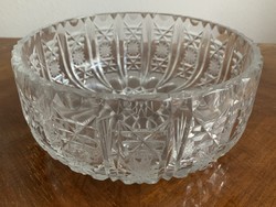 Crystal bowl engraved 24 cm / 3080 g