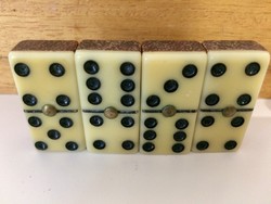 Vintage domino,28db-os,fa dobozban