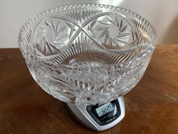 Huge crystal bowl 25 cm / 3225 g