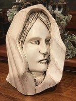 Virgin Mary made of wood