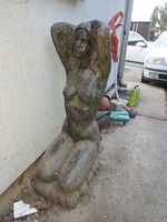 Nude, large stone sculpture, made of concrete, surface treated, 99 cm high, approx. 80 kilos, and beautiful!