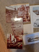 Photographs of the reconstruction of the Elizabeth Bridge in 1964.
