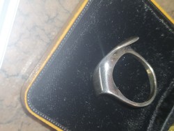 Beautiful silver ring with a special shape - a showy large piece