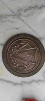 Chiseled wall clock lens, 1,2,3, weighs Art Nouveau, tin, Viennese baroque, etc.