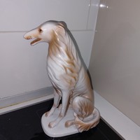 Hollóházi kézzel festett agár kutya
