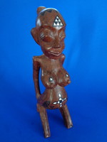 African figurine made of exotic wood