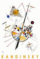 Kandinsky Kandinszkij kiállítási plakát modern reprint absztrakt festmény Finom feszültség 1923