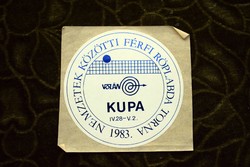 Retro matrica Nemzetek Közötti Férfi Röplabda Torna 1983 Volán Kupa IV. 28 - V. 2.