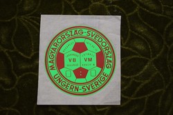 Retro matrica Magyarország - Svédország Labdarúgó VB Selejtező Budapest 1973 06. 13.