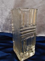 Retro  vintage Cseh üveg váza FOGLALT