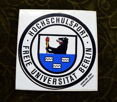 Retro matrica Hochschulsport Freie Universitat Berlin Grenzland - Sport Mönchengladbach