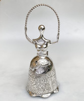 Alice in daliland silver bell, salvador dali