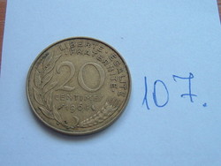 French 20 centimes 1964 107.