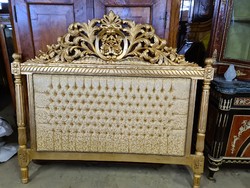 Gilded baroque bed, bed frame