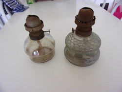 2Db petróleum,olaj, lámpa, vihar làmpa ,aljak régi darabok!