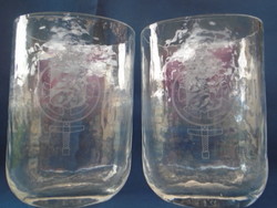Svéd KIRÁLYI VÁZA PÁR Kosta Boda svéd kézműves üveg vázák, jelzett EGYEDI  RITKASÁG