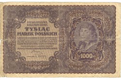 1000 marek 1919 Lengyelország II. széria