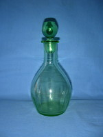 Uranium green brandy / liqueur bottle