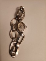 17 Stone incabloc silver watch with silver strap.Condor