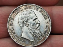 Német ezüst 2 márka 1888