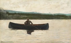 Winslow Homer - Horgász - reprint