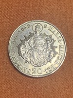 Silver 20 pennies. 1848 “B”