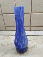 Beautiful blue glass vase for sale!