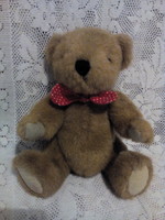 Teddy bear with polka dot bow