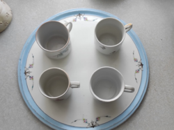 Large Art Nouveau porcelain bowl, coffee tea, beverage tray, even fried bowl centerpiece