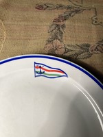 Mahart feliratú Zsolnay porcelán tányér.