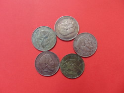 1947 silver kossuth 5 ft 5 pcs