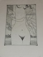 John Kass (1927-2010): nude 58/100 original marked etching