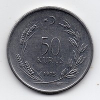 Törökország 50 török kurus, 1975
