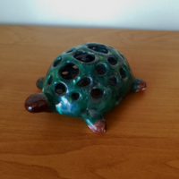 Retro ceramic craft turtle