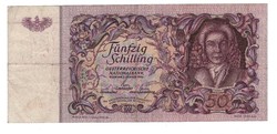 50 schilling 1951 Ausztria Ritka