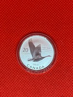 20 dollars Canada 2014 színezüst érme