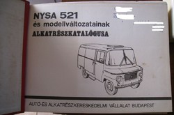 Parts Catalog for Nysa and Model Versions 521
