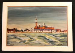 FK/181 - Baráth Pál festőművész – Velence című festménye