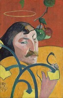 Paul gauguin - self portrait - canvas reprint on blindfold