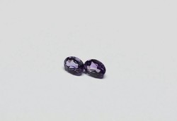 Amethyst pair 1.35 Ct gemstone for jewelers, collectors or other hobbyists - new