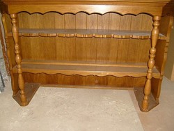 LEÁRAZVA 144 CM SZÉLES Pohárszék borozó,pince vendéglő, bárszekrény nagyméretű egyedi ritkaság