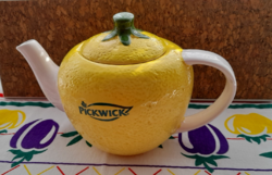 Pickwick porcelán teás kanna citrom