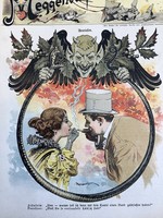 Illustrations by Wiener werkstätte koloman moser in the humorous meggendorfer blätter of 1898