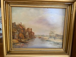 Oil painting by Károly Kassai for sale!
