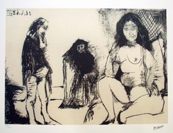 Pablo picasso lithograph - numbered, certified copy