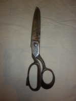 Old large marked Swedish steel tailor scissors 25cm