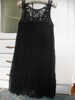 100% selyem álomszép kis fekete ruha